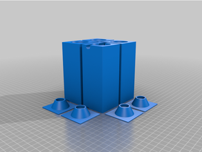 lack table leg extensions 3d print model - Mito3D