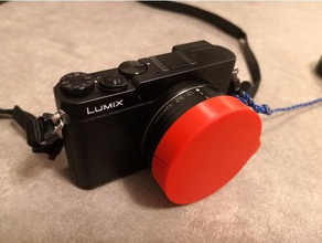 panasonic lumix dmc gm5 37 mm tapa objetivo caap cubierta lente 3d print model - Mito3D