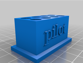 pilot ic100 cartridge stand fountain pen ink organizer 3d print model - Mito3D