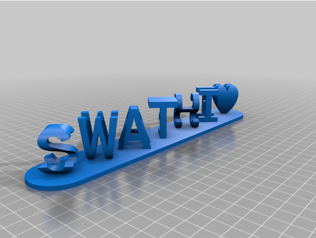 swathi rot bz kundengebundene 3D print model - Mito3D