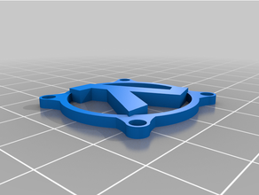 einfache lambda 30mm Lüfter Gitter 3d print model - Mito3D