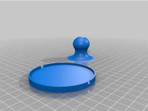 cookie stamp handle 3d print model - Mito3D