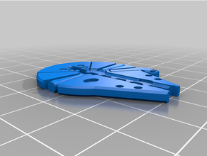 falcon gemi klibi çanta chip clip 3d print model - Mito3D