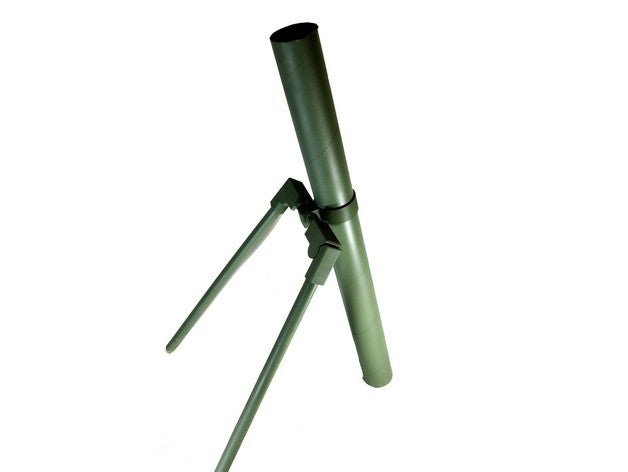 m01- airsoft mortar cannon 3D print model - Mito3D