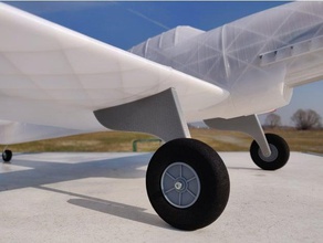 aichi m6a 3d labprint landing gear printed plane nanzan rc 3d print model - Mito3D