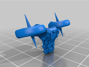 drone pack herético jarheads 3d print model - Mito3D