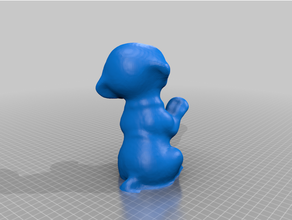 benji squeaky toy 1970s 3d print model - Mito3D