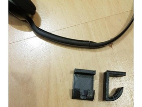 headset halterung unter tisch clip 3d print model - Mito3D