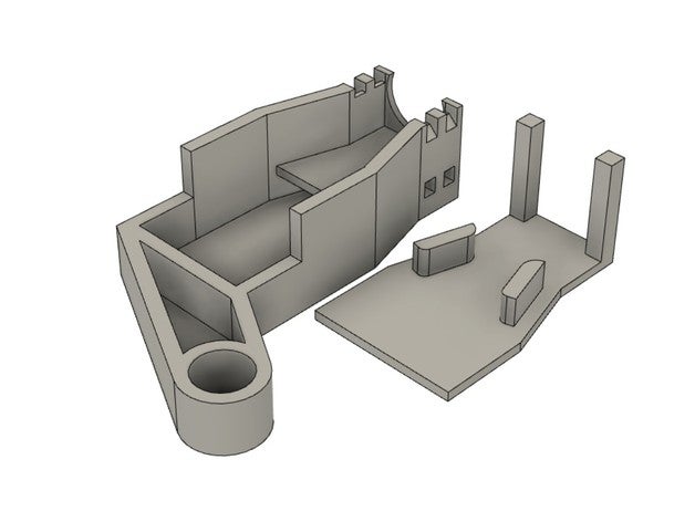 strain relief cr-10 mini cover 3D print model - Mito3D