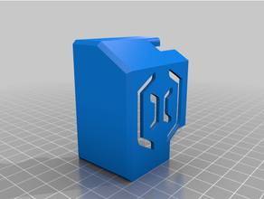 sidewinder x1 Achse cover Artillerie logo einfügen 3d print model - Mito3D