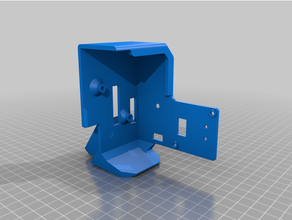sidewinder x1 pièces glacière 40mm fan led logo 3d print model - Mito3D