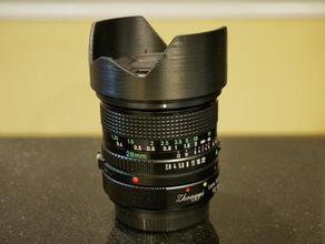 canon fd bw 52b capa lente 3d print model - Mito3D