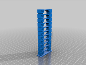colorfabb xt-cf20 temp tower customized 3d print model - Mito3D