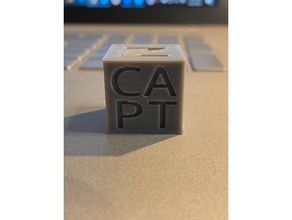 capt calibrazione cubo 3d print model - Mito3D