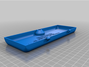 personalizado bloqueo caja lápiz set gobernante 3d print model - Mito3D