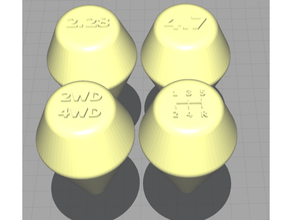 rock crawler botões mudança 3d print model - Mito3D