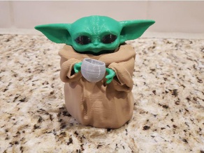 baby yoda Suppe cup remix Mandalorianer 3d print model - Mito3D