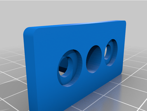 openbuilds nut block plate 3d print model - Mito3D