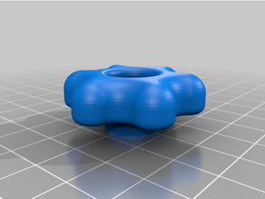 personalizado liso n curvy estrella knohttps customizermakerbotcom 3d print model - Mito3D