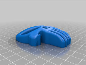 punisher zipper pull remix Loch 3d print model - Mito3D