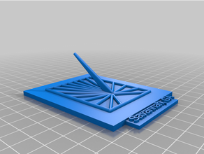 savannah-ga-sundial customized 3d print model - Mito3D