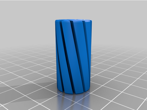 15 6 31 spiral vazo doğrusal burç 3d print model - Mito3D