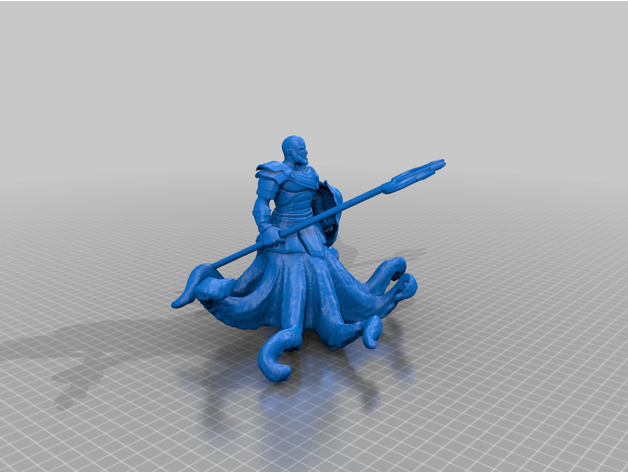 octopusfolk male 3D print model - Mito3D