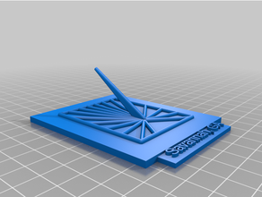 sundial2 customized 3d print model - Mito3D