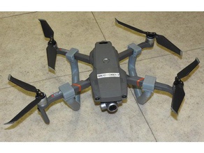 dji mavic 2 mano captura piernas mod pequeño impresora drones mruas uas vant 3d print model - Mito3D