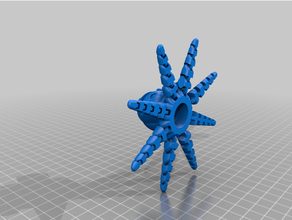 elegant octopus cute 3d print model - Mito3D