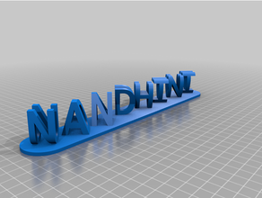 nandhini kırmızı bz özelleştirilmiş 3d print model - Mito3D