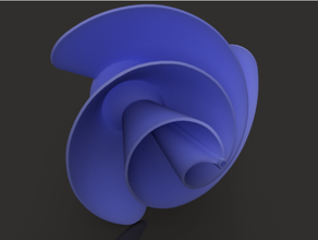 archimedes spiral turbine 3d print model - Mito3D