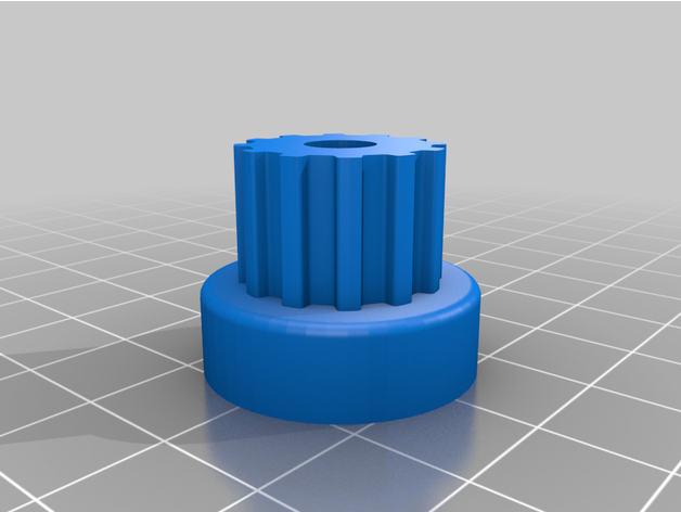 xl 12 tooth pulley 3D print model - Mito3D