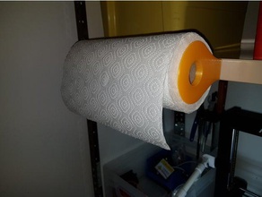 flexibles Papier Handtuch Halter Toilettenpapier Küche WC workshop 3d print model - Mito3D