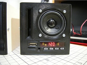 mp3 alto falantes 3d print model - Mito3D