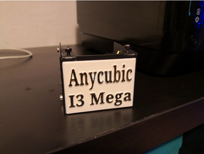 i3 mega albüm kapağınız anycubic panel 3d print model - Mito3D