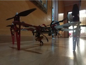 gambe treno atterraggio drone f450 f550 3d print model - Mito3D