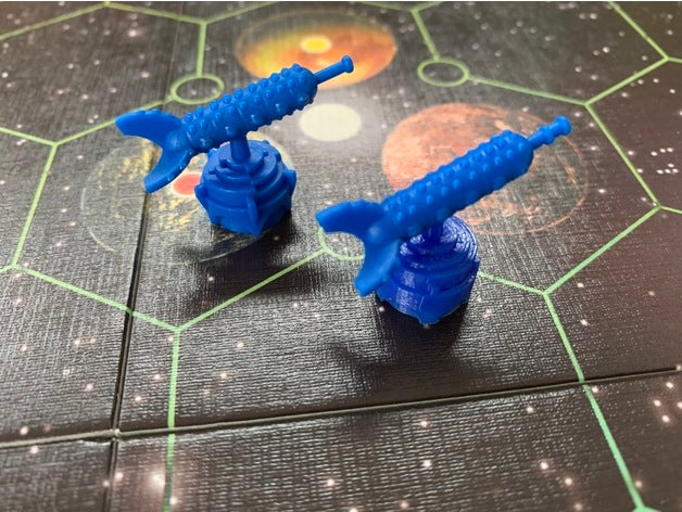 starfarers catan Handelsstation 3D print model - Mito3D