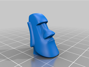 imán moai 3d print model - Mito3D