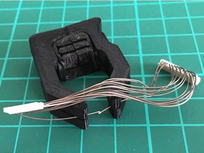 dual small wire clamp soldering 3d print model - Mito3D