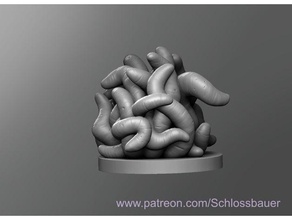 tentáculo enjambre molestar dungeons dragons tablero mesa 3d print model - Mito3D