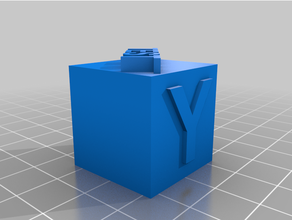 test cube 3d print model - Mito3D