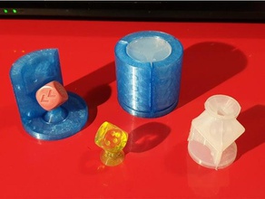 mold 16mm dice molding silicone 3d print model - Mito3D