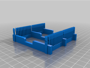 customized dupont cable organizer 3d print model - Mito3D