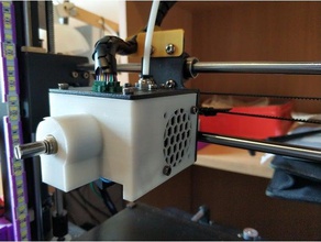 hotend couvrir anycubic mega potentiomètre refroidissement rotatif 3d print model - Mito3D