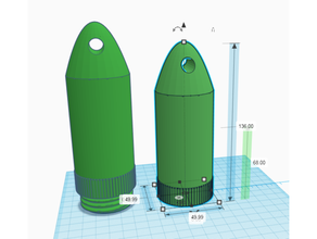 fishing sinker cargo shuttle 3d print model - Mito3D