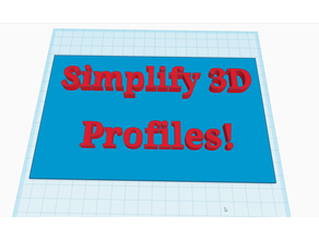 sidewinder x1 s3d profili raccolti gruppo fb 3d print model - Mito3D
