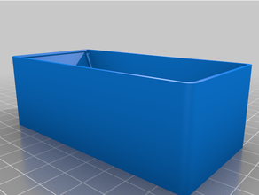 medium parts box 50x100mm small storage container 3d print model - Mito3D