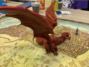 dragon rouge 3d print model - Mito3D