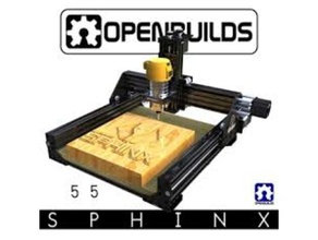 openbuilds sphinx cnc plakalar makine router Sfenks 3d print model - Mito3D